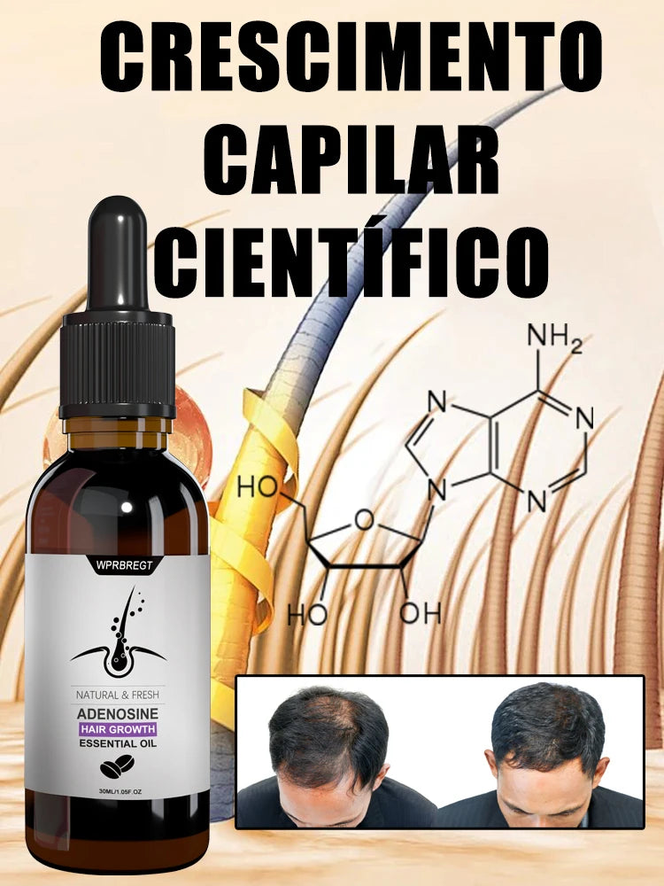 Sérum Capilar para Crescimento com Adenosina